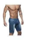 Calções Addicted Zippers Short Jeans Azul,500160