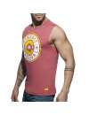 La Manga Del Cubo De Adictos En El Circuito Chico De 2018 Tank Top De Color Rojo Oscuro,500188