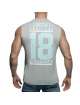 La Manga Del Cubo De Adictos En El Circuito Chico De 2018 Tank Top De Color Gris,500196