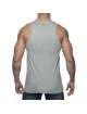 Manga Sisa Adicto "High Class" Puta Tank Top De Color Gris,500163