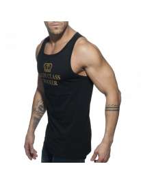 Manga Sisa Adicto "High Class" Puta Tank Top Negro,500164