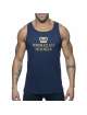 Manga Cava Addicted High Class Hooker Tank Top Azul Marinho,500165