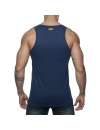 Sleeve Armhole Addicted High Class Hooker Tank Top Navy Blue 500165