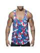 Sleeve Armhole Addicted Station Wagon Camo Tank Top Camouflage Red 500168