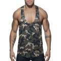 Sleeve Armhole Addicted Station Wagon Camo Tank Top Camouflage Brown
