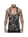 Sleeve Armhole Addicted Station Wagon Camo Tank Top Camouflage Brown 500170