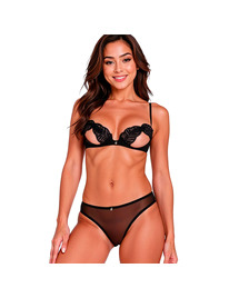 Conjunto Passion Shelly Plus Size Preto