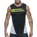 Manga Cava Addicted Tank Top Preto