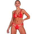 Conjunto Passion Fire Brick Plus Size Vermelho