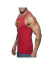 Manga Cava Addicted Woof Tank Top Vermelho,500186