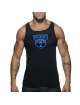 Manga Sisa Adicto Tejido Tank Top Negro,500184