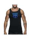 Manga Sisa Adicto Tejido Tank Top Negro,500184