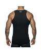Manga Sisa Adicto Tejido Tank Top Negro,500184