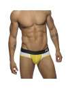 Jockstrap Addicted Contrast Mesh Bottom Brief Amarelo,500198