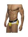 Jockstrap Addicted Contrast Mesh Bottom Brief Amarelo,500198