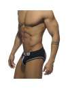 Underwear Addicted Double Piping Bottomless Brief Black 500204