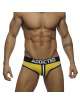 Underwear Addicted Double Piping Bottomless Brief, Yellow 500205