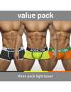 Pack 3 x Boxers Addicted Light,500207