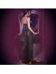 La Camisa de Noche y Tanga CR-4162 Negro,160067